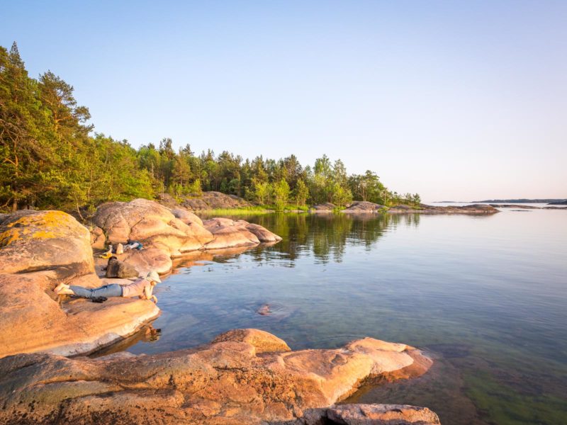 Finland coast, best shore excursion places to Nature in Helsinki.